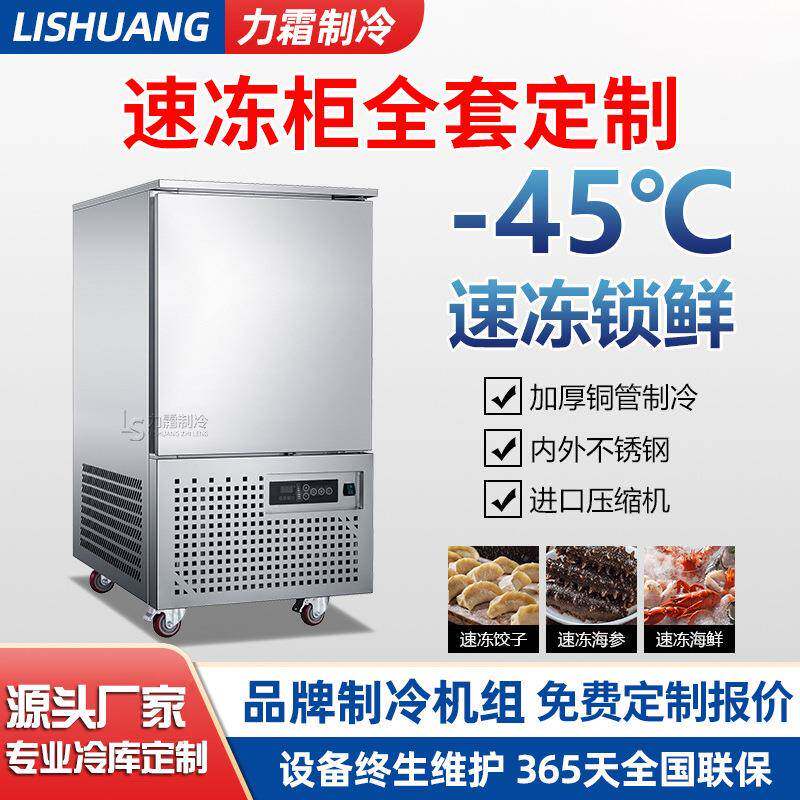 -45速冻柜饺子包子面团油条海鲜速冷急冻柜低温冷冻柜插盘速冻柜