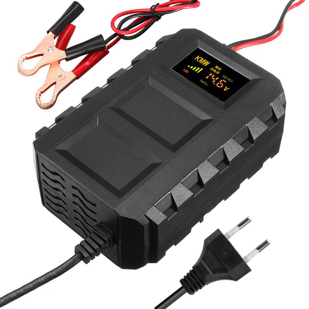 12V充电器 汽车启动电瓶铅酸电池凯美威KC-20A智能全自动充电机