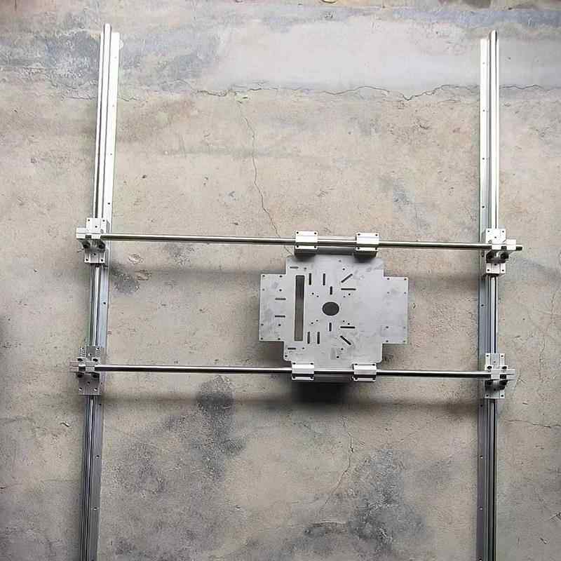 高精度直线导轨光轴滑块全套上下十字组合滑轨滑台圆柱滑光杆滑座