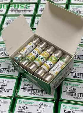 原装KLKD005.T 力特LF 10X38mm 快熔保险丝保险管 5000MA 600V 5A