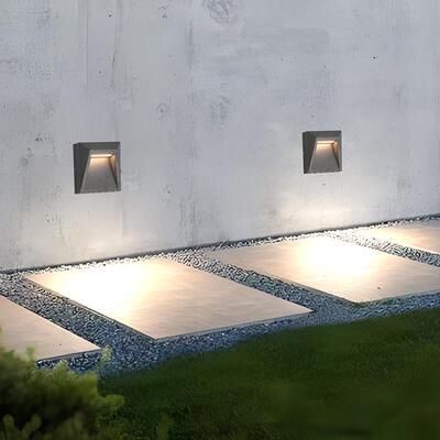 TRIAC可控硅侧壁灯明装免开孔别墅庭院户外防水LED地脚灯过道花园