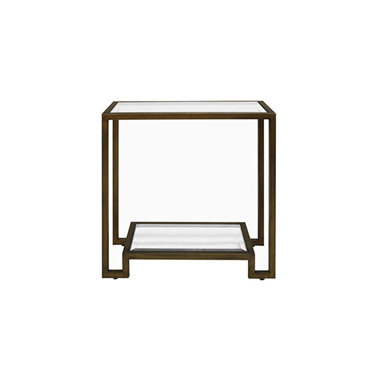 美式双层茶几/金箔/不锈钢长方形/东莞家具/五金茶桌客厅