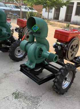 25马力油离心泵VJM八寸口径柴油水拖泵车式汽油抽抽水机柴680立方