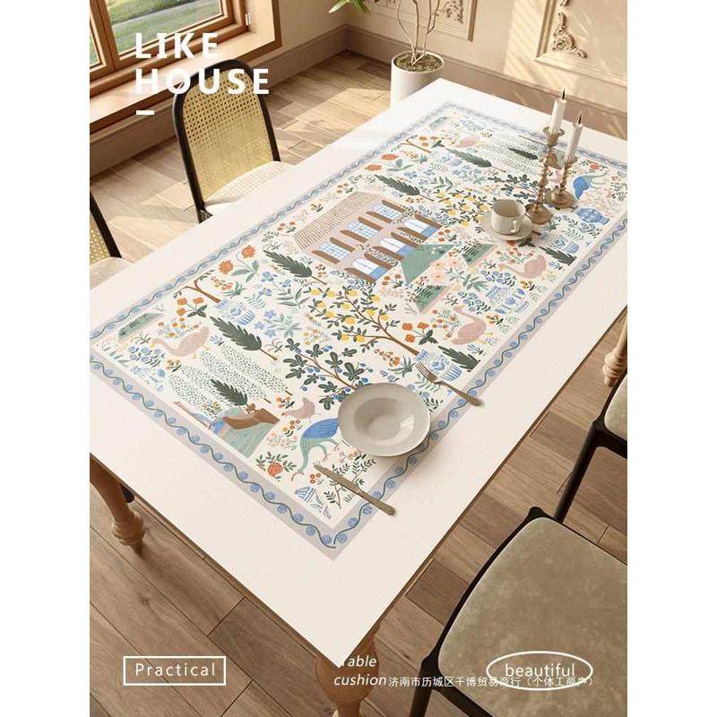 法式卡蒙特中古田园农舍皮革餐桌垫桌面保护垫防水防油免洗桌台布,居家布艺,椅套/椅垫,淘宝优惠券,粉丝福利购,淘宝优惠卷