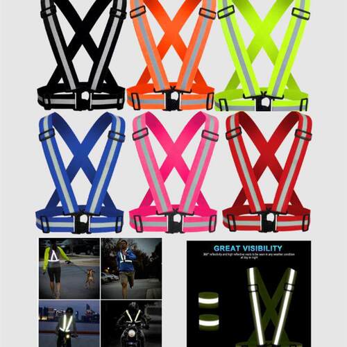 Reflective Vest with Reflector Bands Reflective Running Gear
