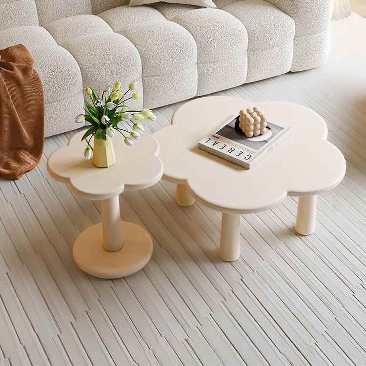 网红油发风沙茶轻几客厅家用GCP小户型奶奢简约现代云朵实木边几