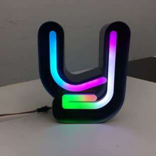 户外霓虹灯广告牌亚克力仿霓虹灯字门头招牌led软灯条发光字