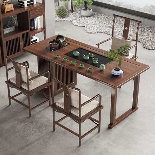 新中款式桌实木小户阳台茶现代简约家用型客厅茶几客厅2024新QSF