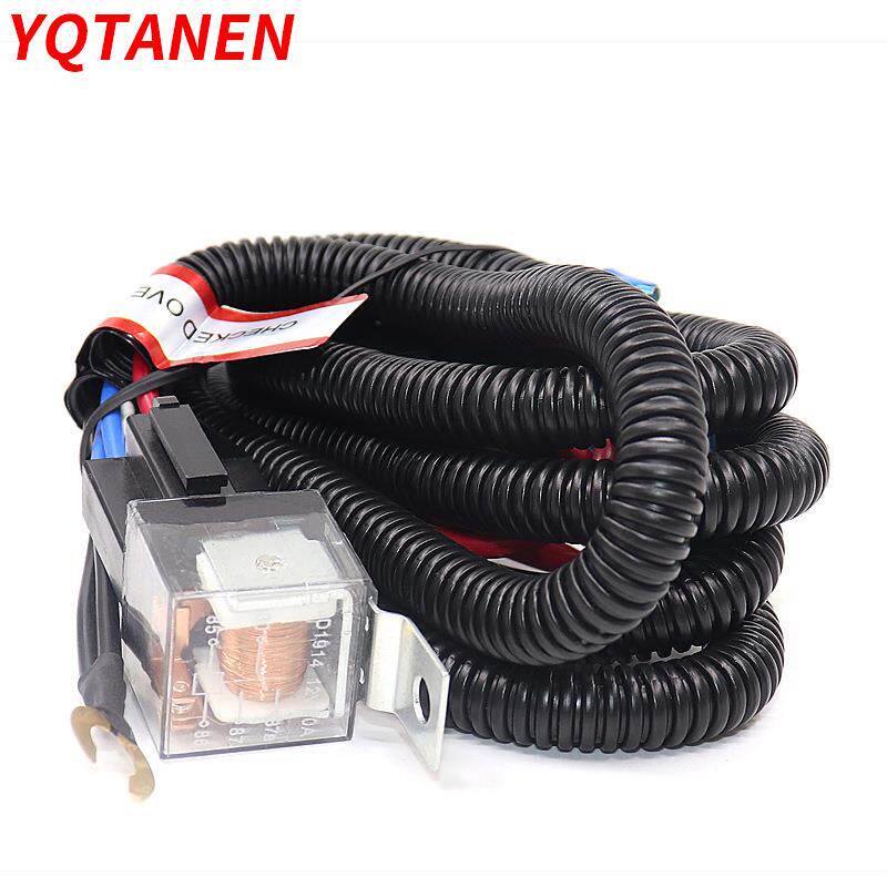 汽车蜗牛喇叭线束 免破损改装线束 12V/24V喇叭继电器线束