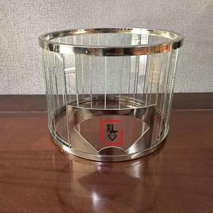 灯茶器防 茶具罩玻璃罩脚架 明火灯铜挡风罩配件茶灯新款 空气风罩