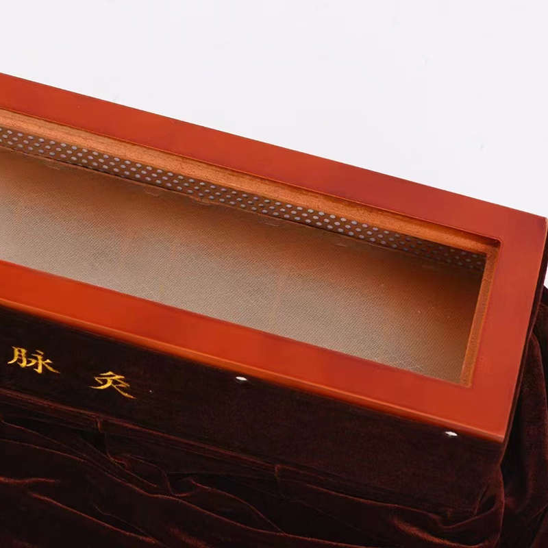 无烟艾灸盒实木制隔姜排烟器具督脉灸箱工具背部全身通用大号家用
