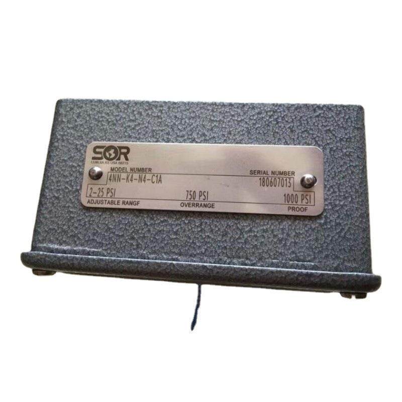 SOR索尔压力开关 铸铁液压机械设备压差开关 可调现货供应