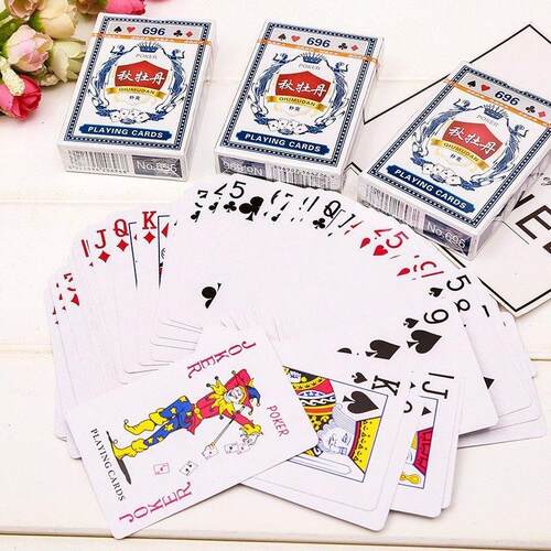 Autumn Peony Playing Cards for General Entertainment, Paper