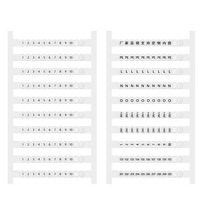 ZBFM5数字标记条STTB/PTTB2.5双层ST/PT2.5-3L三层TWIN端子标识排