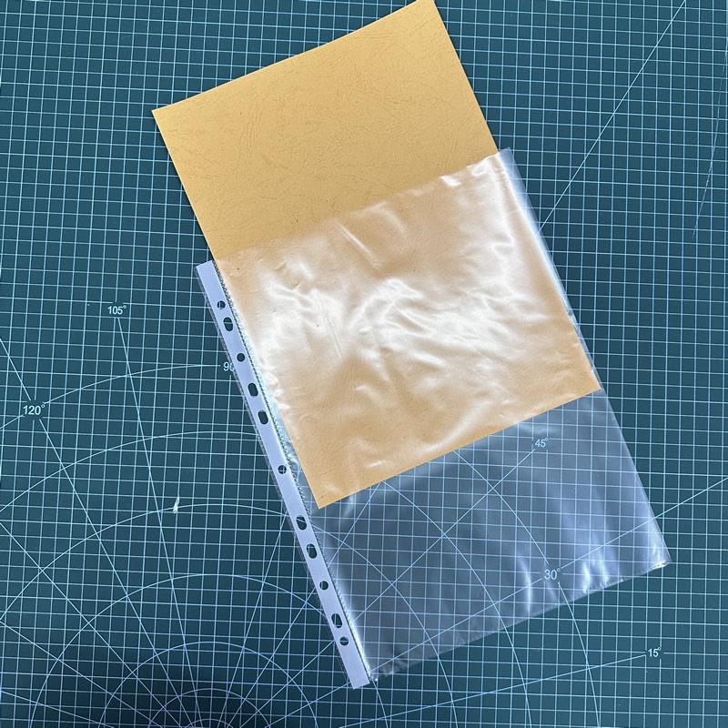a4透明活页文件袋11孔30孔打孔资料袋文件夹活页替芯二三四孔夹用