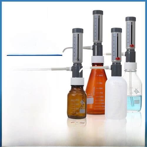 Gl45瓶口分配器套筒式可调定量分配器透明/棕色玻璃瓶0-25Ml500Ml