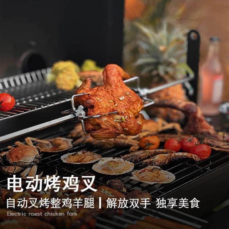 烧烤炉家用别墅庭院美式木炭烧烤架家庭花园室外烤肉炉
