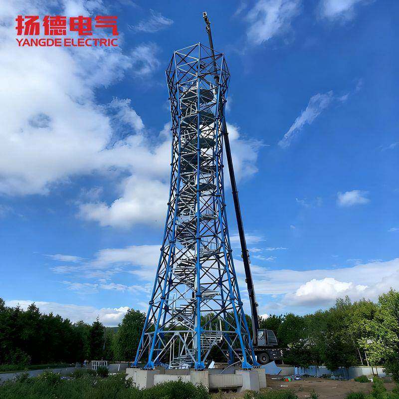 雷达发射塔钢结构气象雷达塔气象站仿真树避雷针信号接收雷达塔