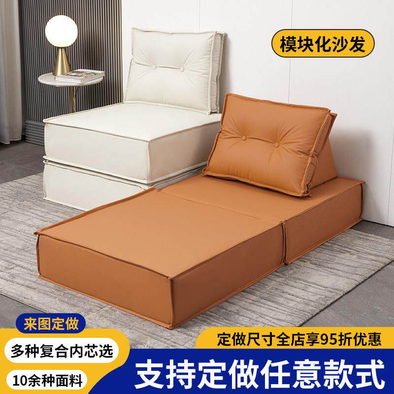 定制豆腐块沙发垫可压缩定制沙发垫直排海绵坐垫软包垫棉麻靠背垫
