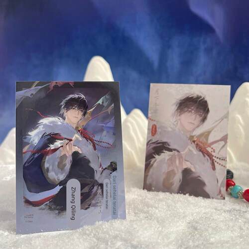 正版 盗墓笔记2024张起灵生日季月下冬雪拍立得徽章吧唧挂画周边