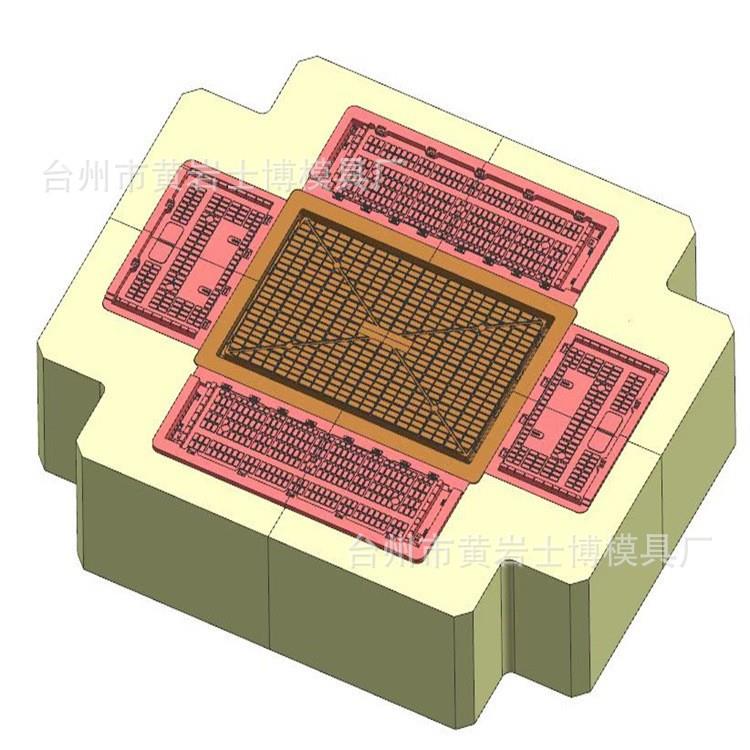 承接折叠收纳整理箱模具塑料周转筐垃圾桶注塑厂家直销抽屉式