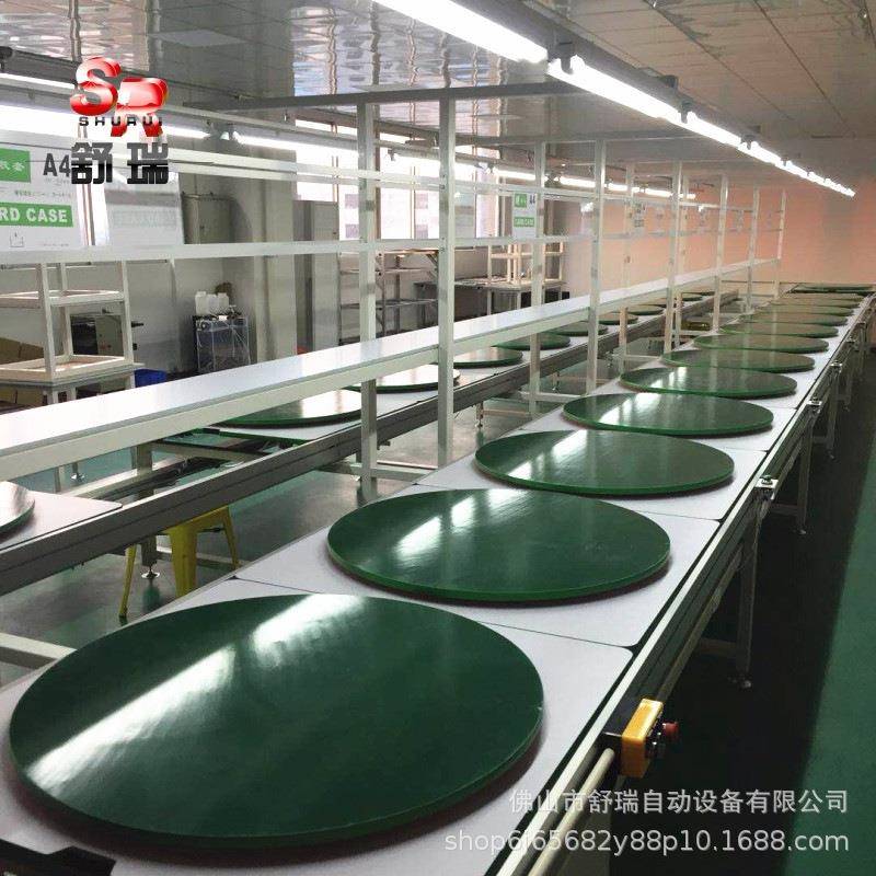 倍速链水线流自动化抽循烟机组装生线车间产壁挂炉环倍速68链总装