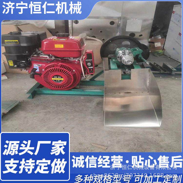 来厂学习汽油机膨化果直管电动五谷杂粮膨化机济宁创业小本生意