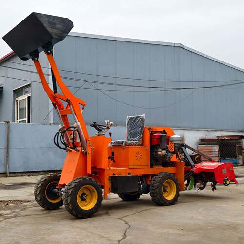 小铲车多功能柴油四驱小型工程机械农用加长臂矮小型铲车装载机