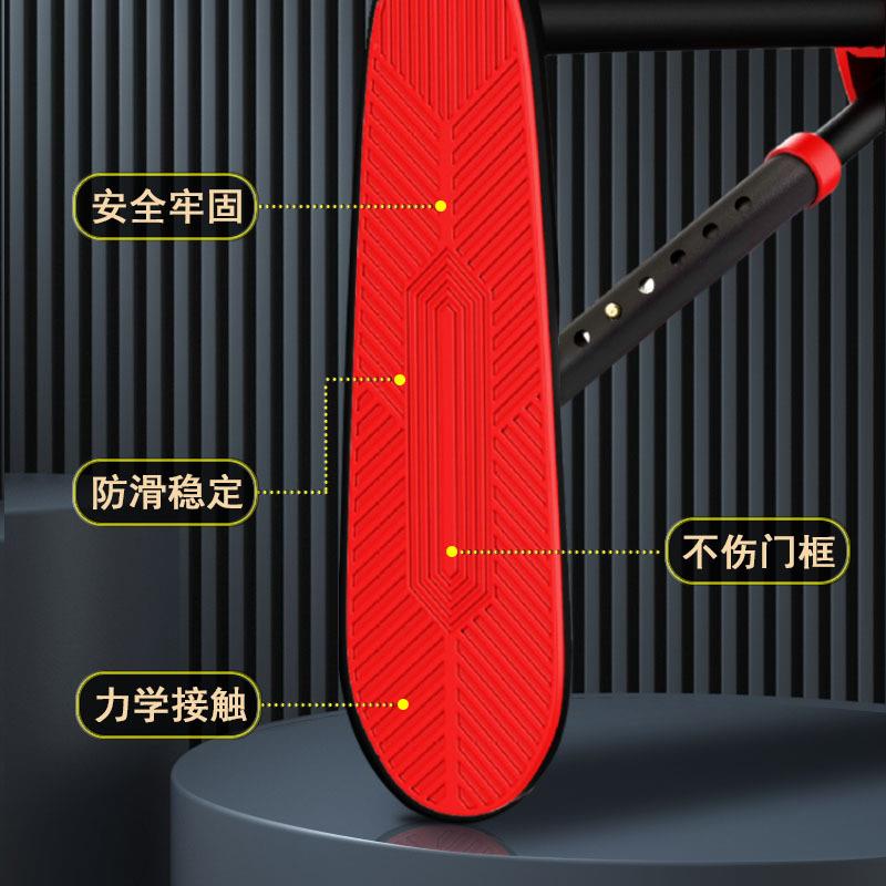 单杠家用室内健身门上吊杆拉伸吊环引体向上器门框免打孔单双杠