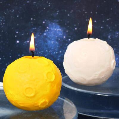 Creative Moon Earth Silicone Candle Mold DIY planet Candle M