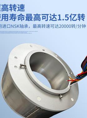 内径1096mm电滑以太网转接头通信0视频信号传输集导电环伺环服电