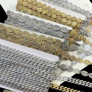 diy傣族链钻服装景颇族苗族装饰缝手新款现货少数民族服装专用