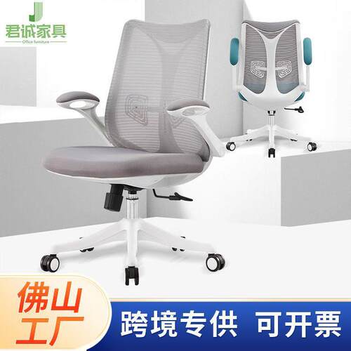 舒适简约办公室家用宿舍职员电脑椅久坐不累护腰人体工学学习椅