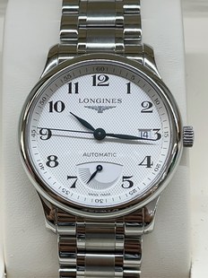 浪琴名匠手表男款大嘴动储男款自动机械表98新L2.708.4.78.6