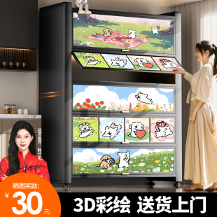 钢制家用多功能微波炉收纳柜落地多层厨房橱柜置物架靠墙储物柜子
