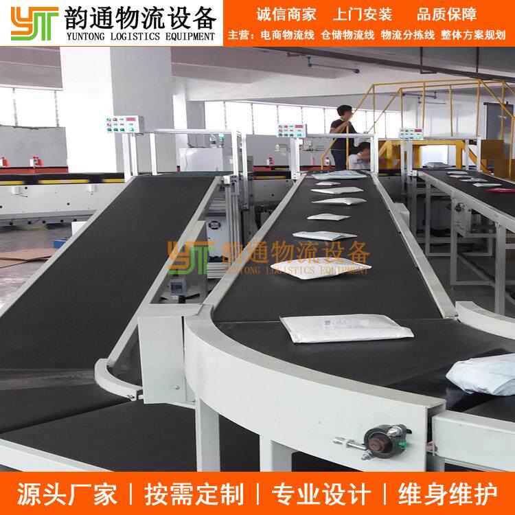 电商供应链仓储智能分拣线电商扫描分拣线电商打包出库物流线
