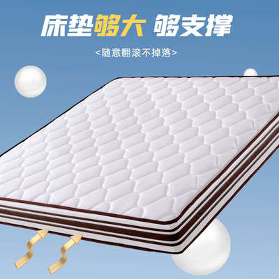 床垫2米乘2米2席梦思家用弹簧椰棕乳胶1.2米五星级酒店20cm厚垫子