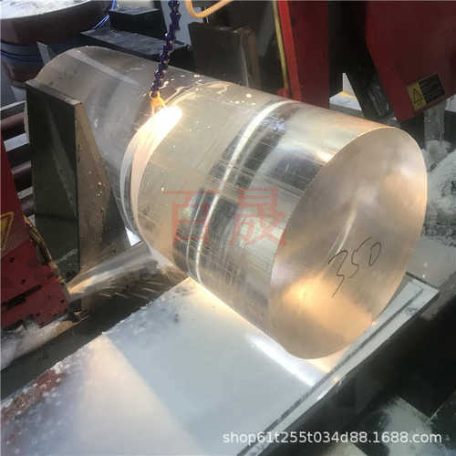 大直径有机玻璃透明实心圆棒亚克力PMMA零切长度300mm 330mm350mm