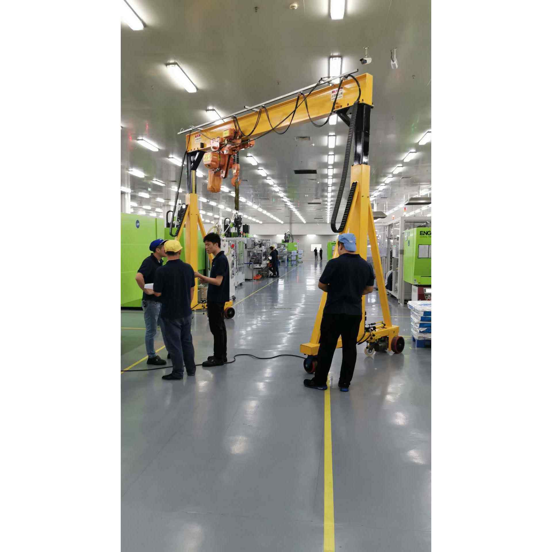 电动无轨龙门吊1t2t小型移动龙门吊机单双梁门式起重机手推龙门架