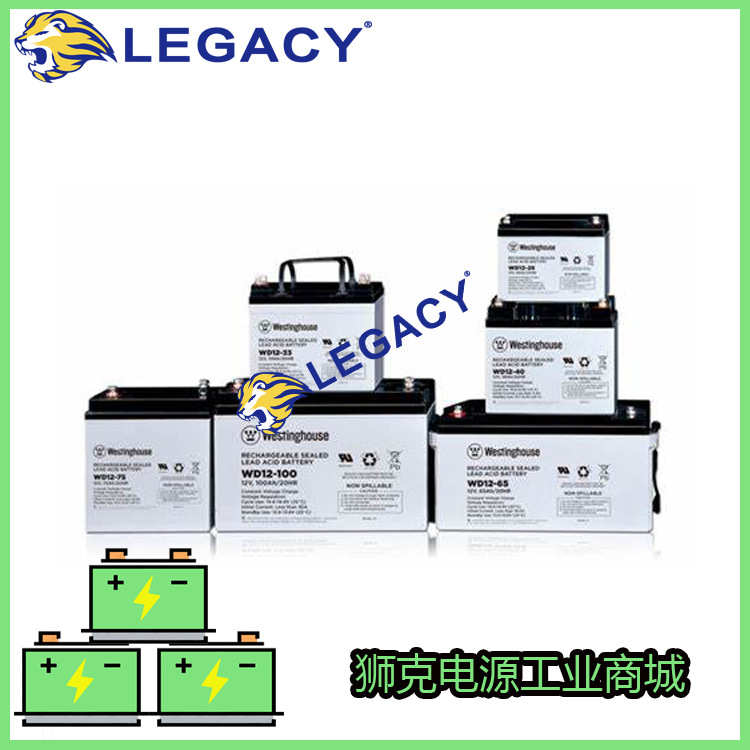 美国WESTINGHOUSE蓄电池WA1235 12V35AH直流屏应急电源电瓶