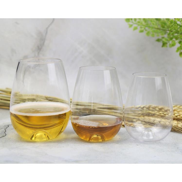 包邮10个一次性酒杯硬塑料耐摔防撞酒杯香槟红酒杯PET12OZ六角杯