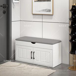 入户换鞋凳家用门口可坐鞋柜一体储物凳免安装鞋凳创意鞋架整装