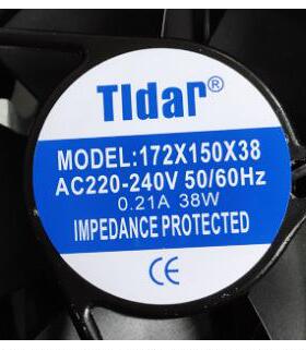 TIDAR172X150X38220-240V50/60HZ0.21A38W柜散热风扇
