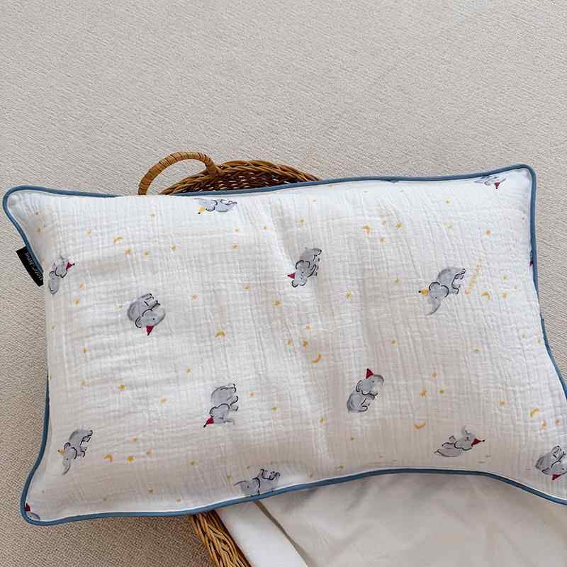 儿童全棉纱布A类枕套宝宝皱皱纱柔软透气枕套四季款30X50/48x74,床上用品,枕套,淘宝优惠券,粉丝福利购,淘宝优惠卷