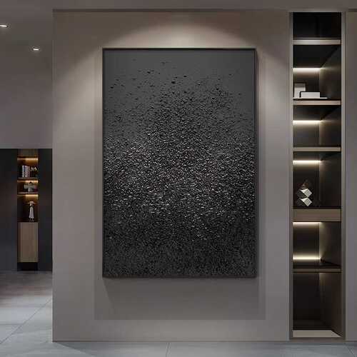 抽象星空客厅装饰画高级感肌理沙发背景墙挂画个性创意大幅落地画
