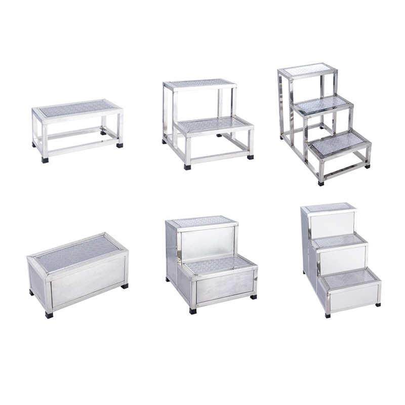 304不锈钢脚踏凳室内家用工业坚固耐用登高楼梯踏步台阶二三步梯,居家日用,家用梯,淘宝优惠券,粉丝福利购,淘宝优惠卷