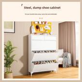 家居门储物柜 简约现代 多功能客厅入口门外 柜 钢制超薄倾卸鞋