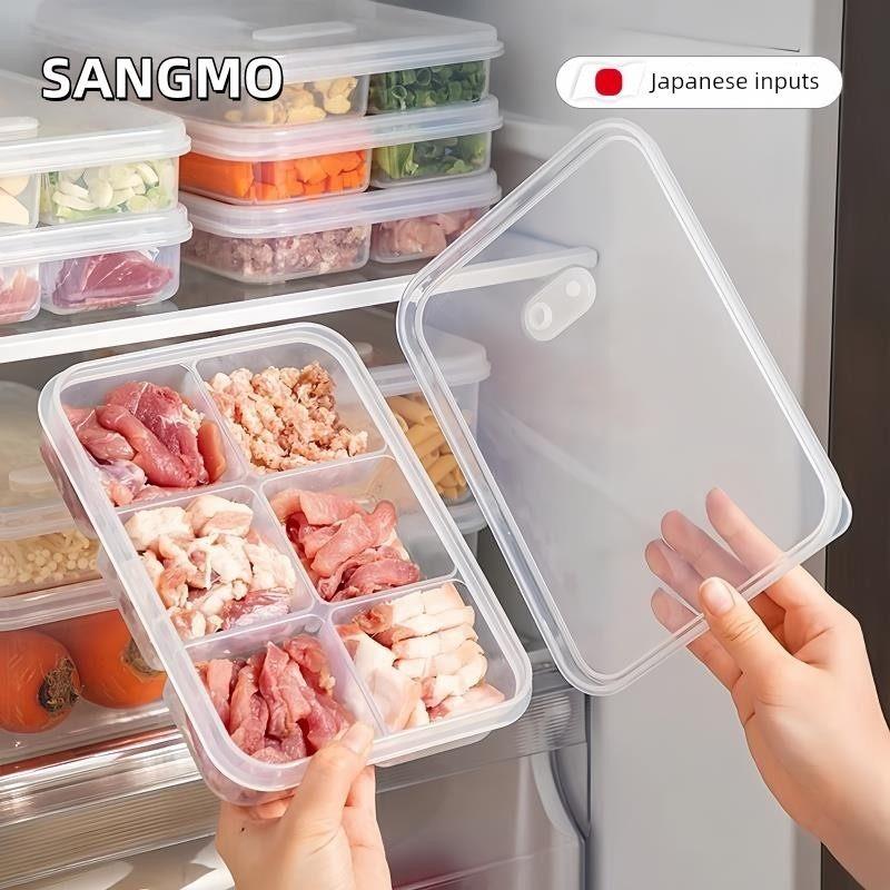 日本冰箱冷冻肉类包装盒分冷冻食品级储物盒专用小保鲜器组织神器