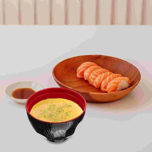 with Cover Miso Soup Bowl Bowls Japanese Ramen Melamine
