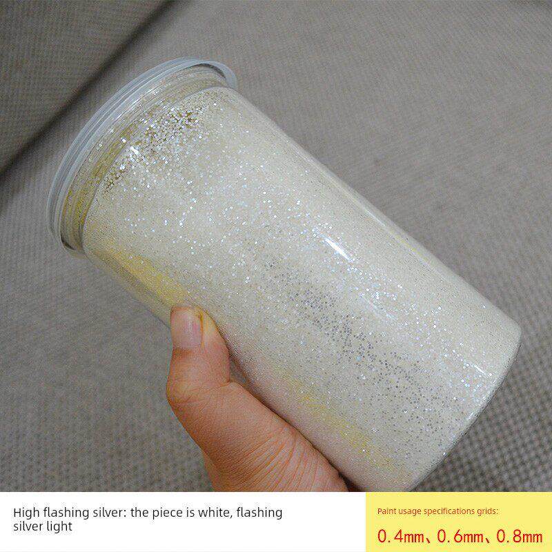 金葱粉闪光金粉银粉硅藻泥艺术涂料压花艺术漆亮片圣诞超闪白装饰